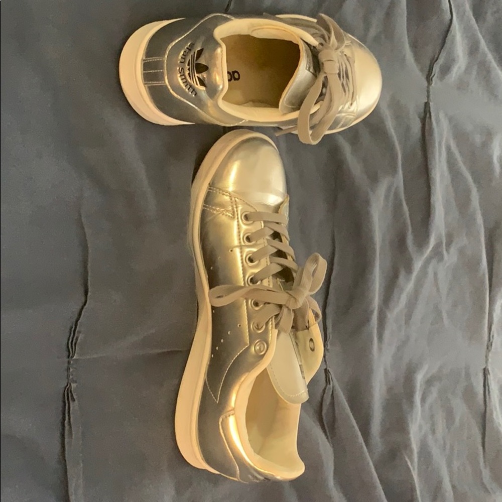 Silver Adidas Stan Smith